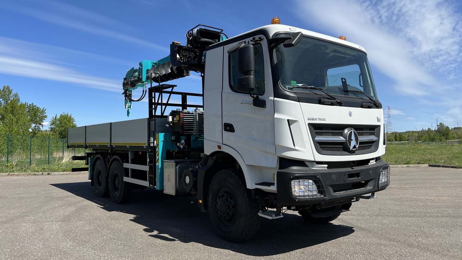 Beiben Truck КМУ НА ШАССИ BEIBEN С КОЛЕСНОЙ ФОРМУЛОЙ 6х4