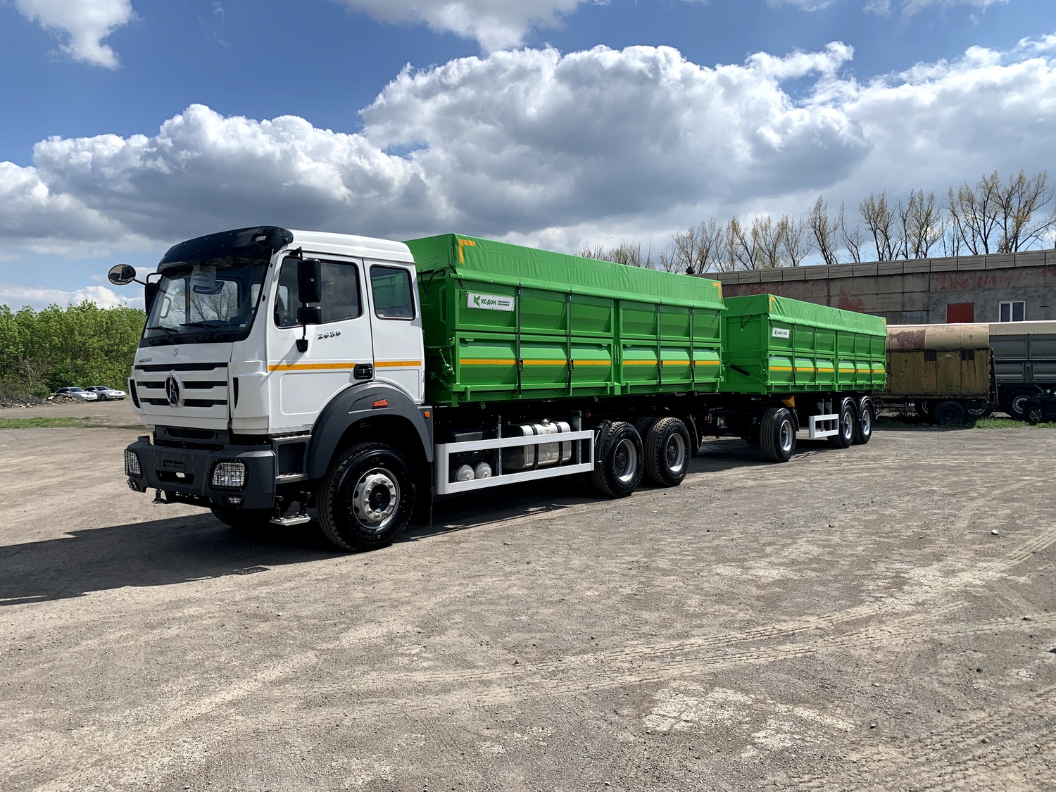 Beiben Truck САМОСВАЛ-ЗЕРНОВОЗЫ НА ШАССИ БЕЙБЕН 6Х4