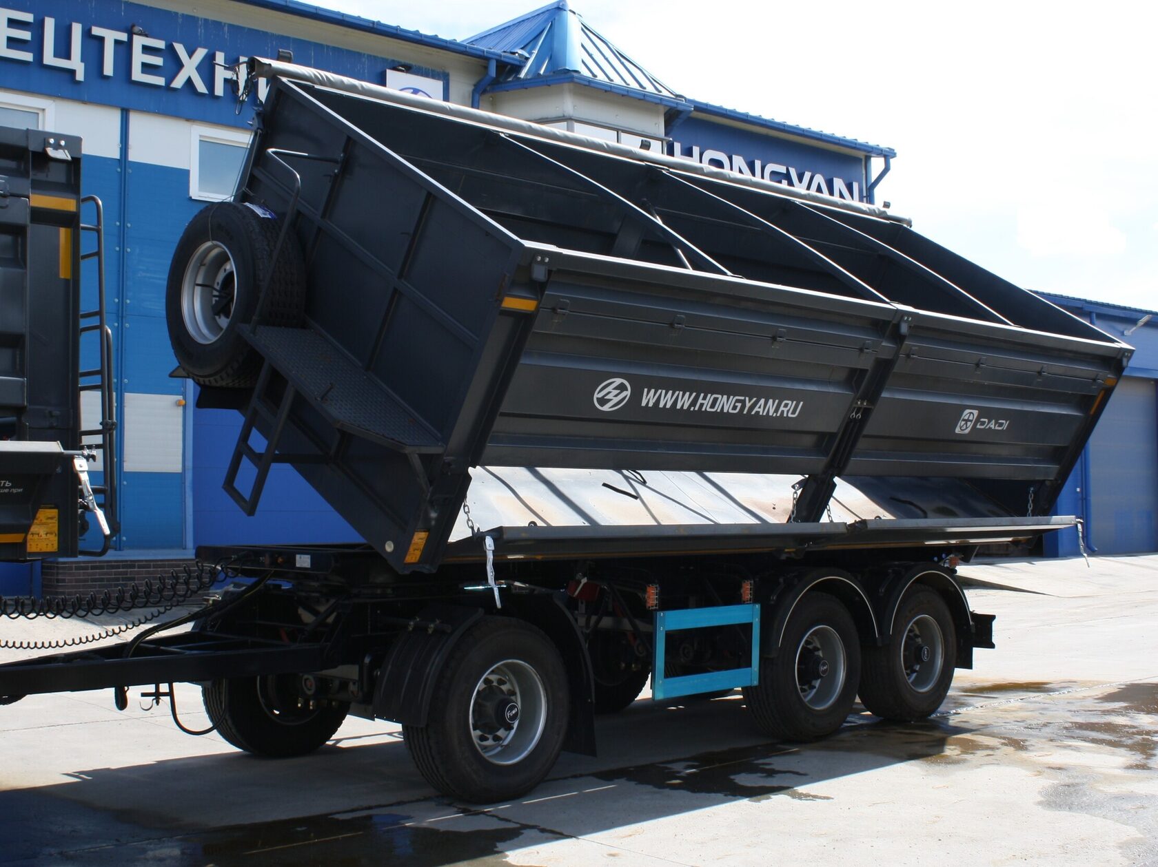 Hongyan Зерновоз 6X4 C6HR 390 л.с., трехсторонняя разгрузка - фото 4
